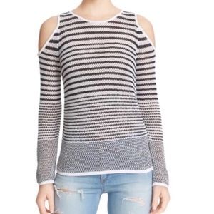Rag & bone Quinn Cold Shoulder Sweater Knit Top M, excellent condition
